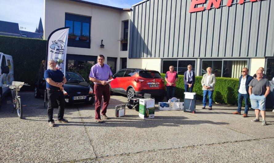 REMISE DES LOTS DE LA TOMBOLA