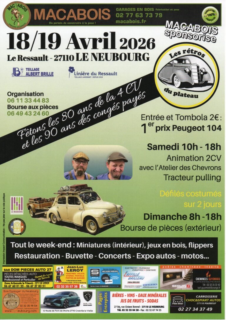 16° Rassemblement des 18 et 19 Avril 2026