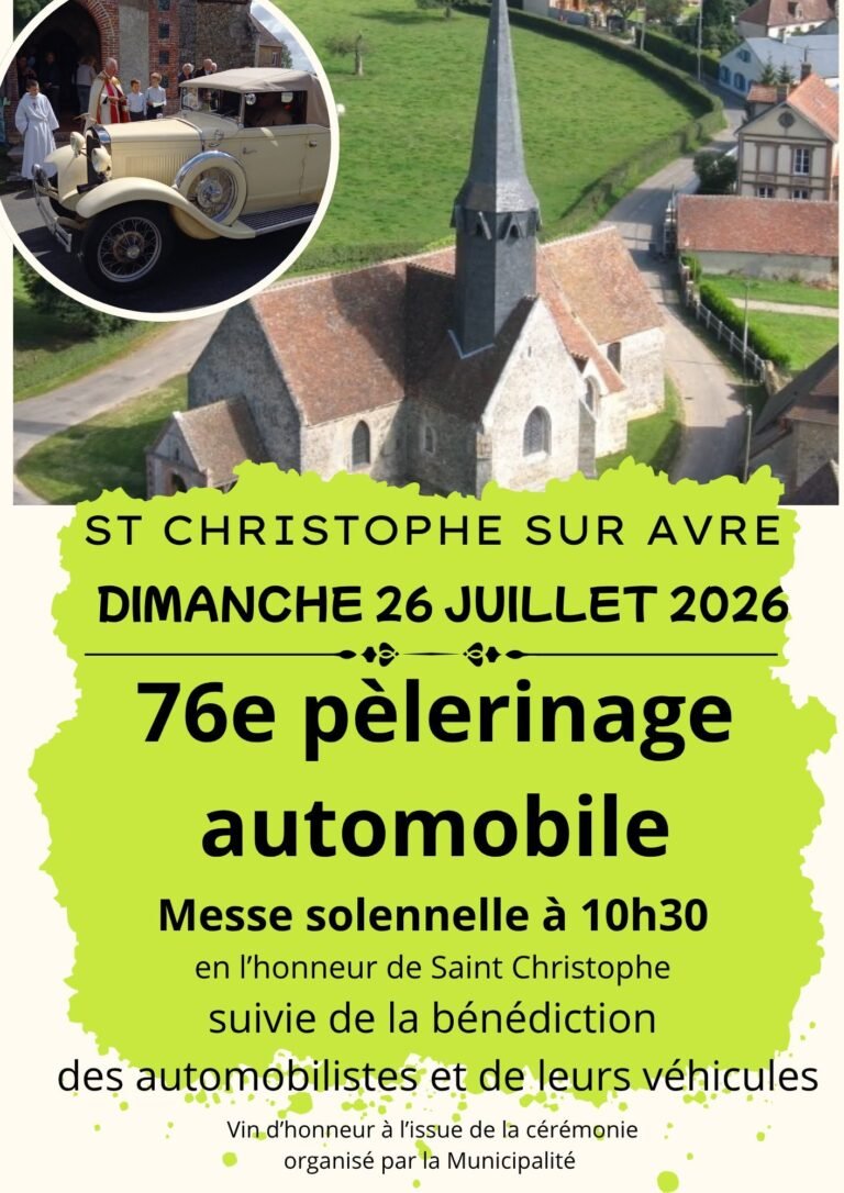 76° pèlerinage automobile de St-Christophe-sur-Avre (61)