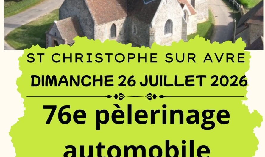 76° pèlerinage automobile de St-Christophe-sur-Avre (61)